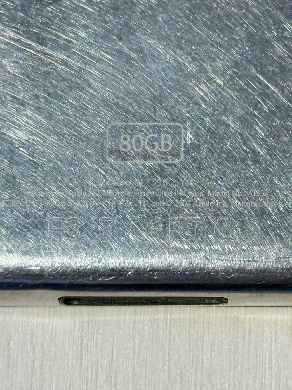 iPod Classic Model:A1238 Blk 6thGEN 80GB BROKEN Stuck On Red X NoCharg Read Blw!